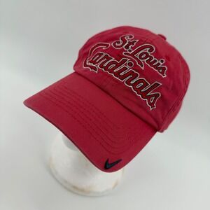 Nike St. Louis Cardinals MLB Baseball Hat Cap Red Embroidered‎ Adult One Size